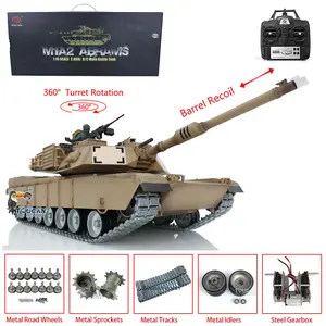 Henglong 1/16 Scale 7.0 Customize Abrams RC Tank 3918 360° Rotation