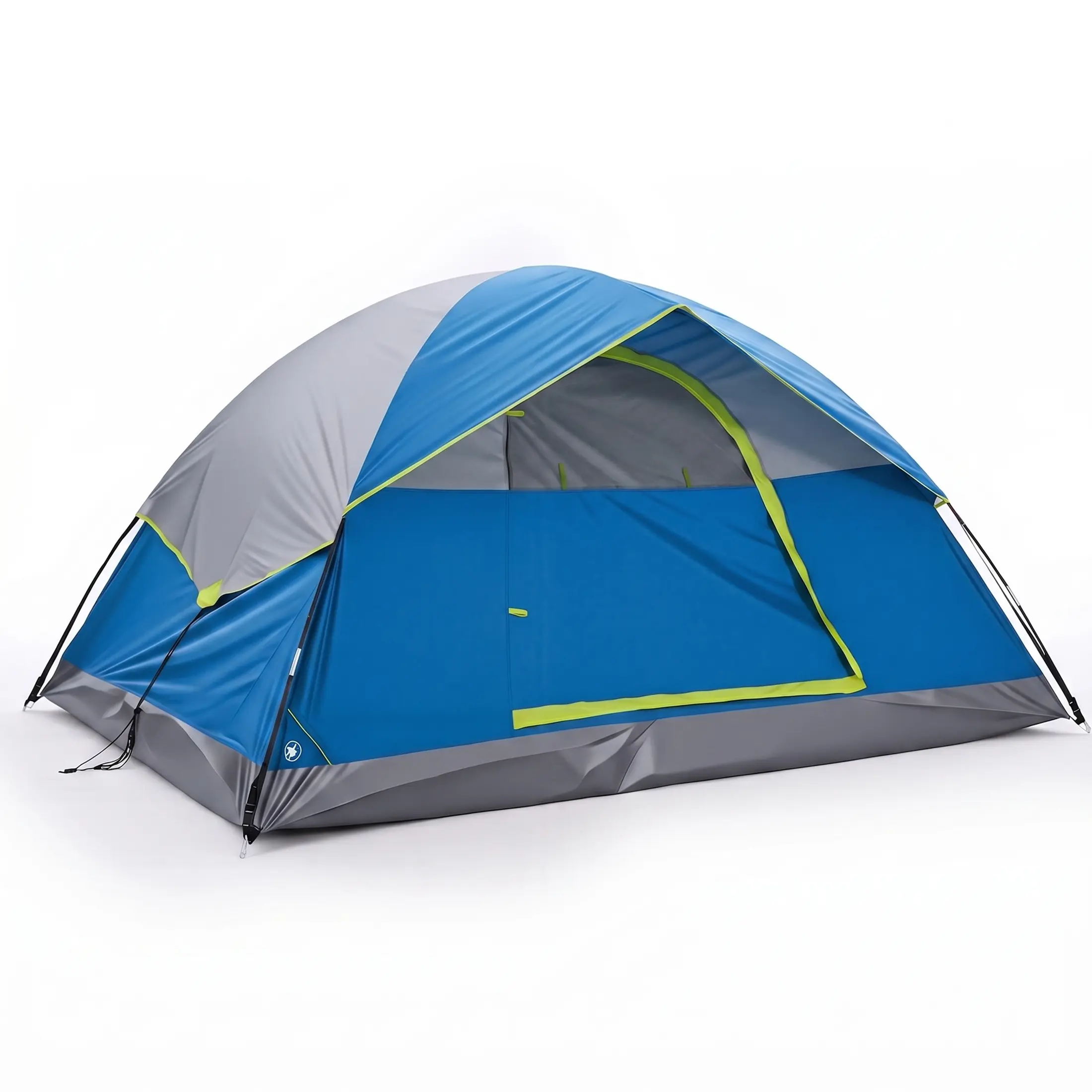 2/4 Person Waterproof Camping Tent with Rainfly, Easy Setup Dome Tent with Mesh Windows & Skylights, Lightweight Portable Tent for Outdoor Camping, Festivals & Backyard