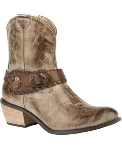 Women's Mae Buckle Strap Fashion Boot Round Toe - 09-021-1557-2053 Ta
