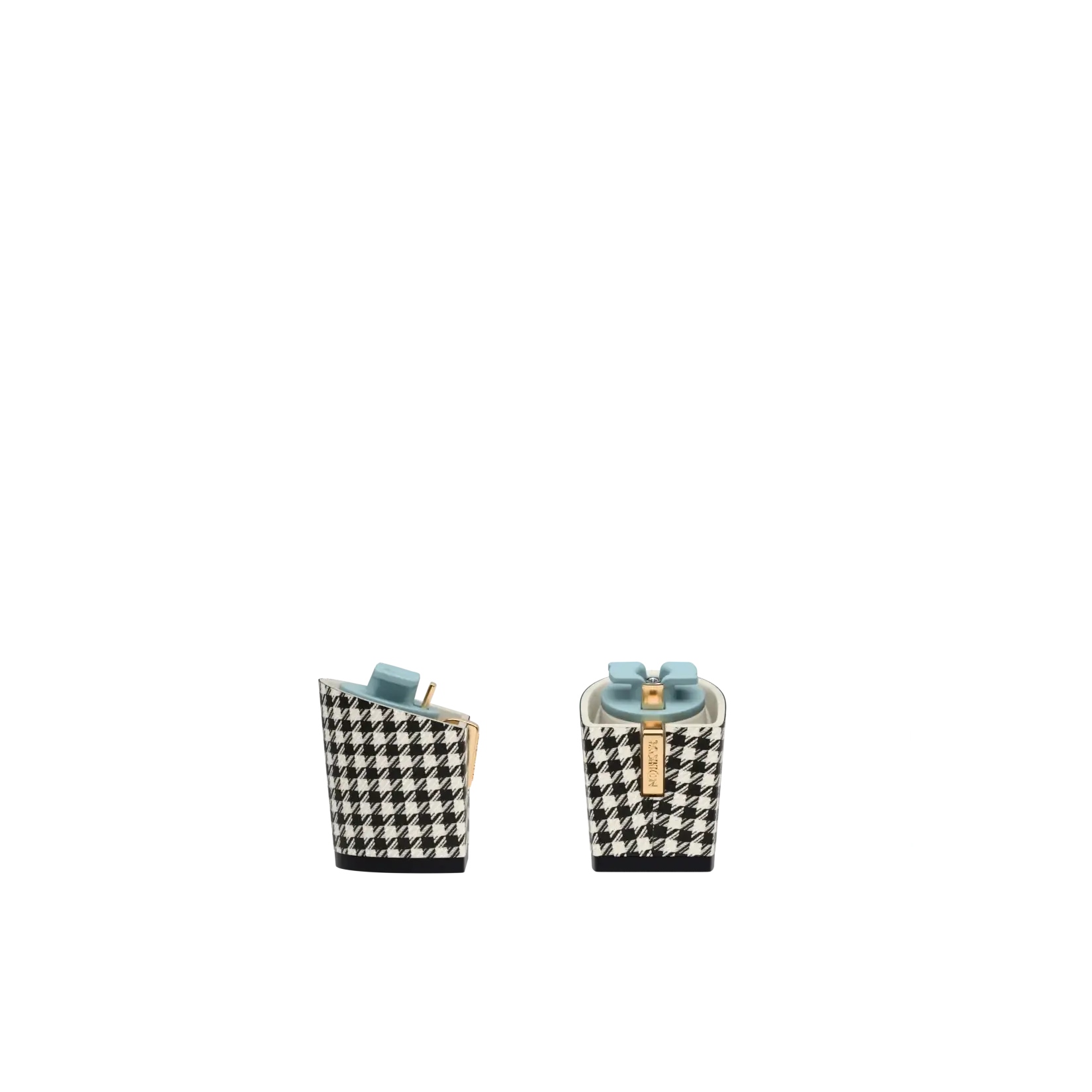 Block Heel Kit 3 Coal Houndstooth
