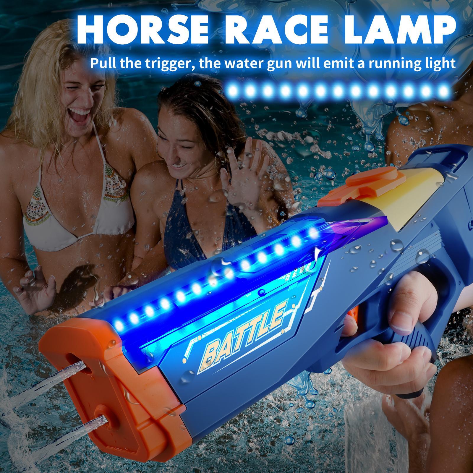 Electric Water Cannon Toy – Automatic Rechargeable Spray Blaster for Kids & Adults, Waterproof Pool Water Sprayer for Summer Fun