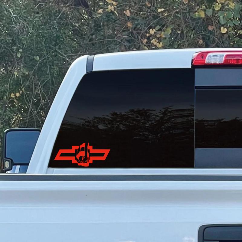 Chevy decal with a sexy girl