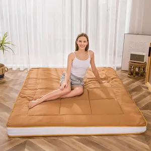 4-Inch Japanese Floor Mattress - Foldable Futon & Roll-Up Mattress for Guest Bed, Meditation, or Lounge | High-Density Foam