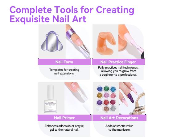 SAVILAND All-in-One Acrylic Nail Kit with Drill: Beginner Nail Starter Kit with Clear, White & Pink Acrylic Powder, Liquid Set, 88W Nail Lamp and Gel Nail Polish for Home DIY SAVILAND All-in-One Acrylic Nail Kit with Drill: Beginner Nail Starter Kit with Clear, White & Pink Acrylic Powder, Liquid Set, 88W Nail Lamp and Gel Nail Polish for Home DIY