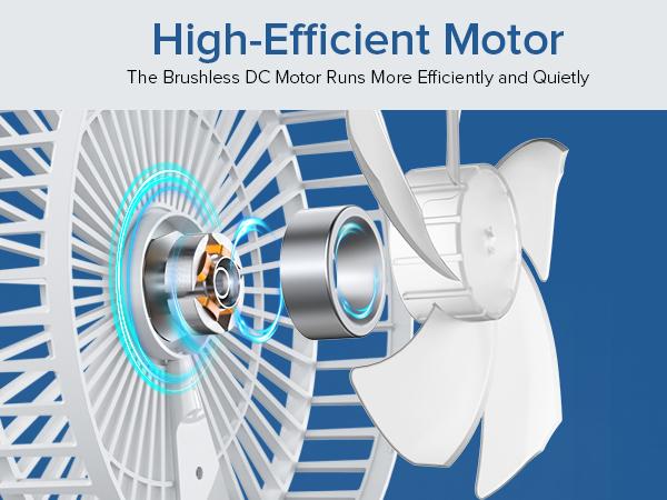 Belife X8 Portable Fan, Cordless Oscillating Fan with Remote, Foldable Telescopic Adjustable Height Fan, USB Rechargeable 7200mAh Battery Operated Camping Fan for Travel Outdoor Home Bedroom Sleeping