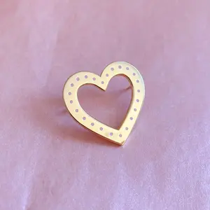 Sure Thing Vintage Wedding Chapel Heart Pin