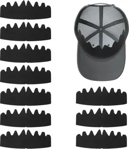 Black Baseball Caps Inserts Flexible Washable Reusable Hat Felt Shapers, Hat Sweat Liner Cap Fitter Inserts YUXIANLB