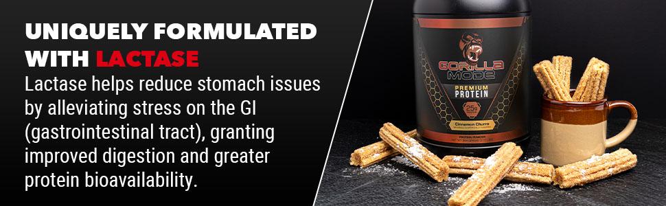 Gorilla Mode Premium Whey Protein - Whey Protein Isolate & Concentrate - Protein Powder for Post Workout Recovery & Meal Replacement (30 Servings) Gorilla Mode Premium Whey Protein - Whey Protein Isolate & Concentrate - Protein Powder for Post Workout Recovery & Meal Replacement (30 Servings)