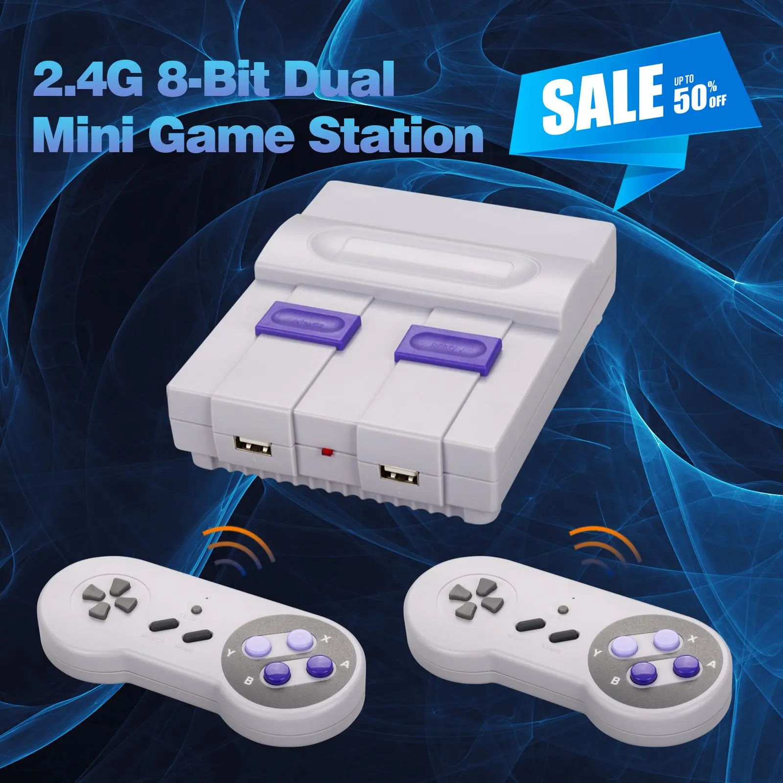 Dual 8 Bit TV Video AV Output Plug&Play Handheld Game Console Mini Game Station Gift(Support Multi Classic Retro Games) Video Gamepad Console Video Game Machine Gaming Console Gaming Products Gaming Stuff
