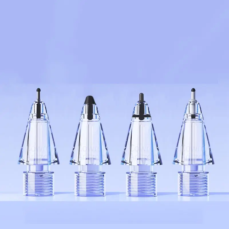 Black Technology Damping Pen Tip, 1 Set Universal Replacement Pen Tip, Anti-slip Pen Tip for Apple Pencil 1 & 2 Generation, Ipad Stylus Pen, Touch Screen Pen