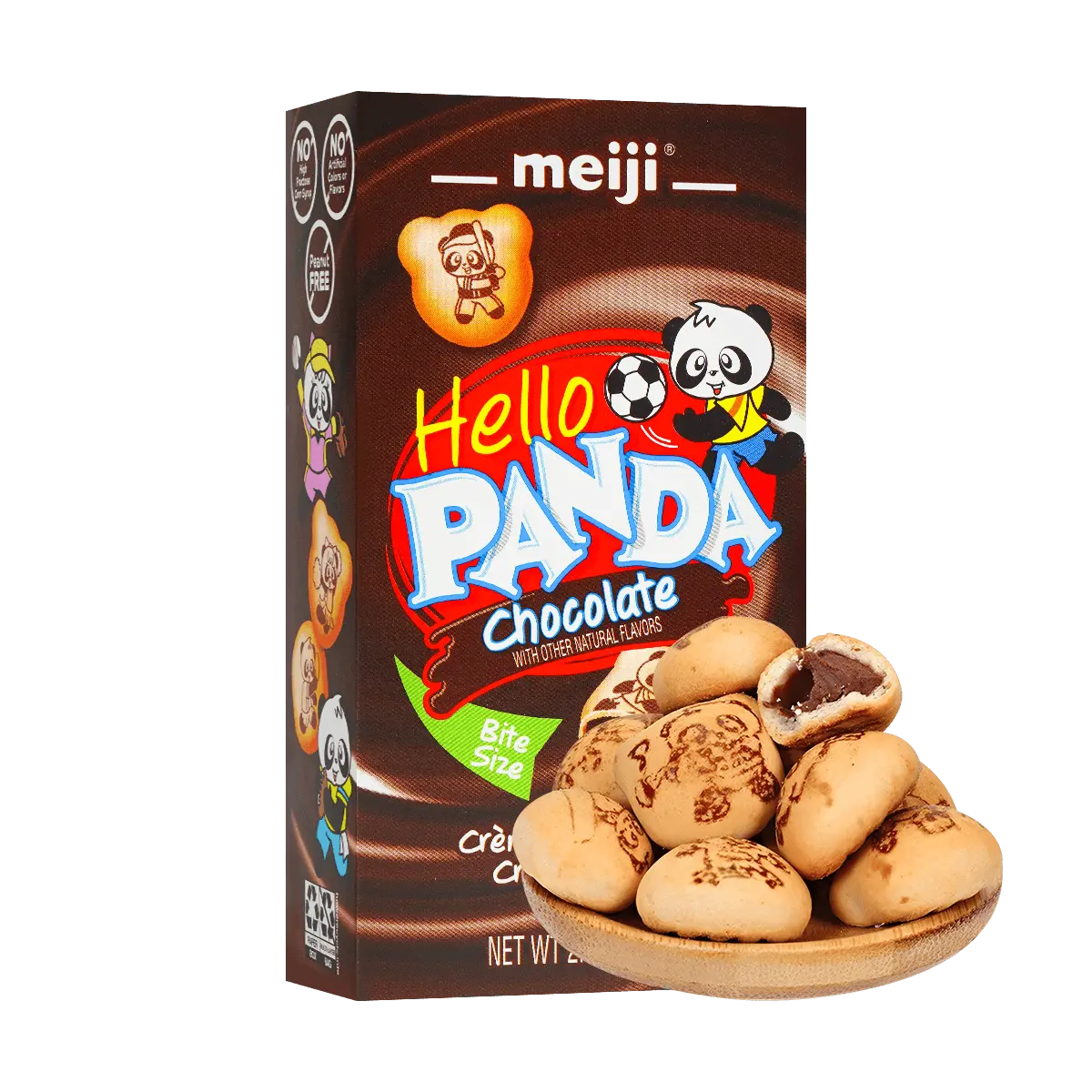 MEIJI Panda Cookies: Delicious Chocolate/Strawberry-Filled Treats (57g)/(170g) - Japanese Snack Favorite