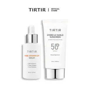 [TIRTIR Official] Bright Shield Duo – Brightening UV Defense Essentials for Daily Radiance Clear Even-Toned Skin Dark Spot Remover Sunscreen