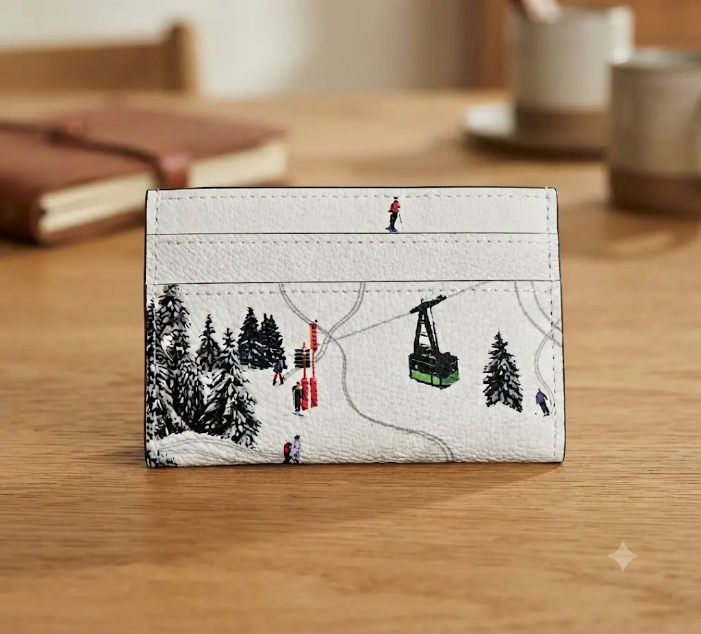 Themed Card Holder Wallet, Best Quality Men Women Minimalist Credit Card Case With Gift Box