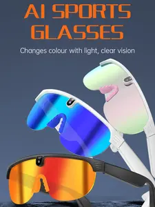 Smart AI Sports  8MP HD Camera for POV Recording, Wireless Audio Music Playback & AI Voice Assistant, Anti-Shake WiFi Video  Large Color Lens Ski Goggles Full Coverage Anti-Fog Rimless Anti-Fatigue Reading Glasses flight red night vision mirrored