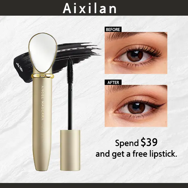 Aixilan Mirror Mascara Proof Buildable Volume Length for Bold SeparatedLashes 24HR Cosmetic Makeup Waterproof Voluminous Lash Mascara metal  and Thickening Lengthening Waterproof Mascara Instant Silk Fiber Lash Mascara lore  allash  paradise curl  fix tik