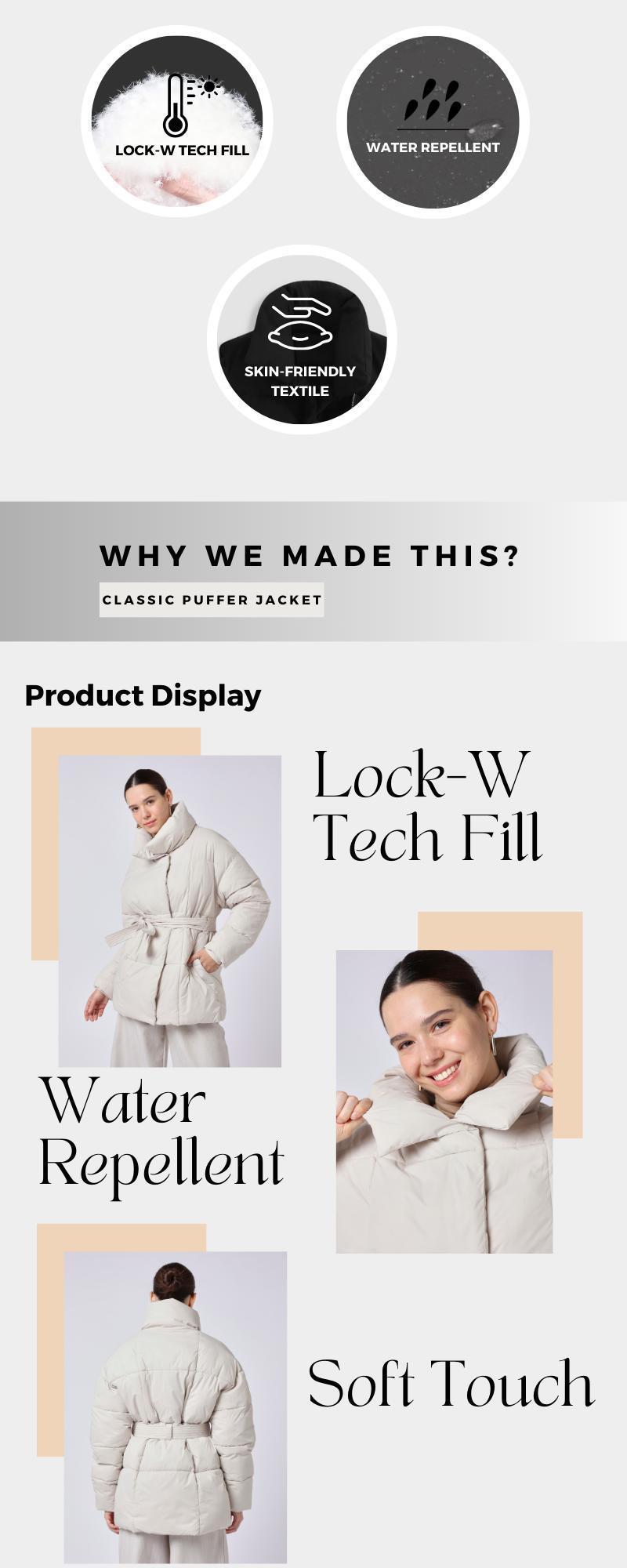 【Clearance Sale】PUFFIT Mid Length Belted Puffer Jacket Womenswear, Winter Warm Classic Quilted Outerwear, Button Front Full Zip Long Sleeve Coats with Deep Pockets #FallFreshness