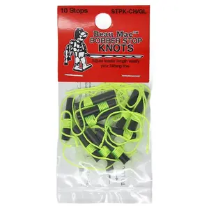 Beau Mac Bobber Stop Knots w/Beads - 10 Pack