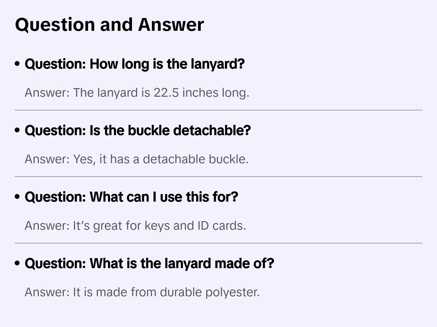 Tactical USA Flag Lanyard