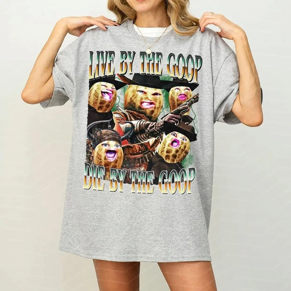 Vintage The Burnt Peanut T-Shirts, Crewneck Sweatshirts & Pullover Hoodie, GOOP GOOP GOOP T-Shirt, Tv Series T-Shirt, Gift For Woman and Man Unisex SGD