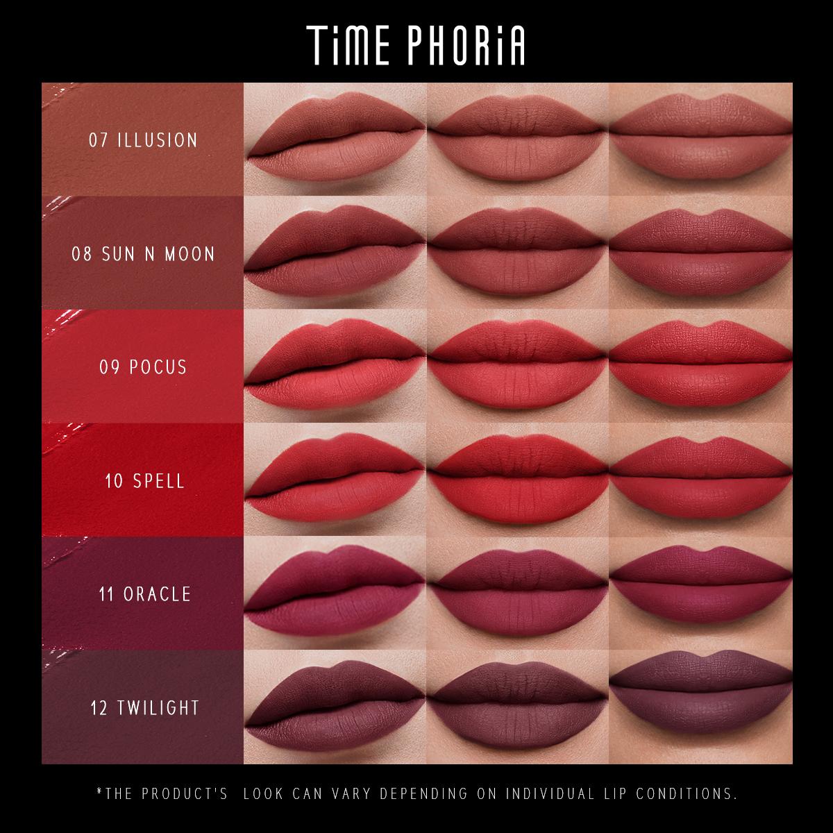 [TIMEPHORIA] Eternal Lip Matte -  Matte Finish Liquid Lipstick, Long Lasting Lip Stain, Waterproof and Transfer-proof Lip Tint, Longwear Mask-friendly, Lightweight, High Coverage, 4ML Compact Size, Lip Makeup & Cosmetic Product