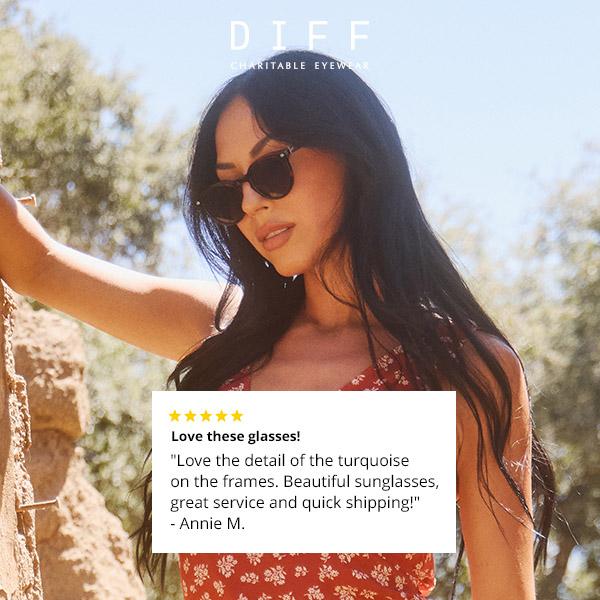 DIFF Yellowstone Sunglasses - Womens Polarized Styles