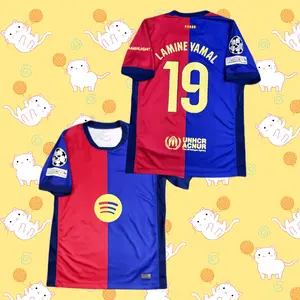 2024-25 Home Champions League Short Sleeve Jersey – Lamine Yamal #19