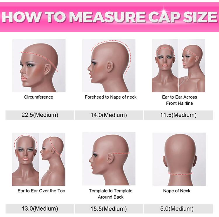 [Free Upgraded] CurlyMe Wear Go Straight Hair 7x5 Pre-bleached Mini Knots Pre-cut Lace Frontal Wig-Natural Black