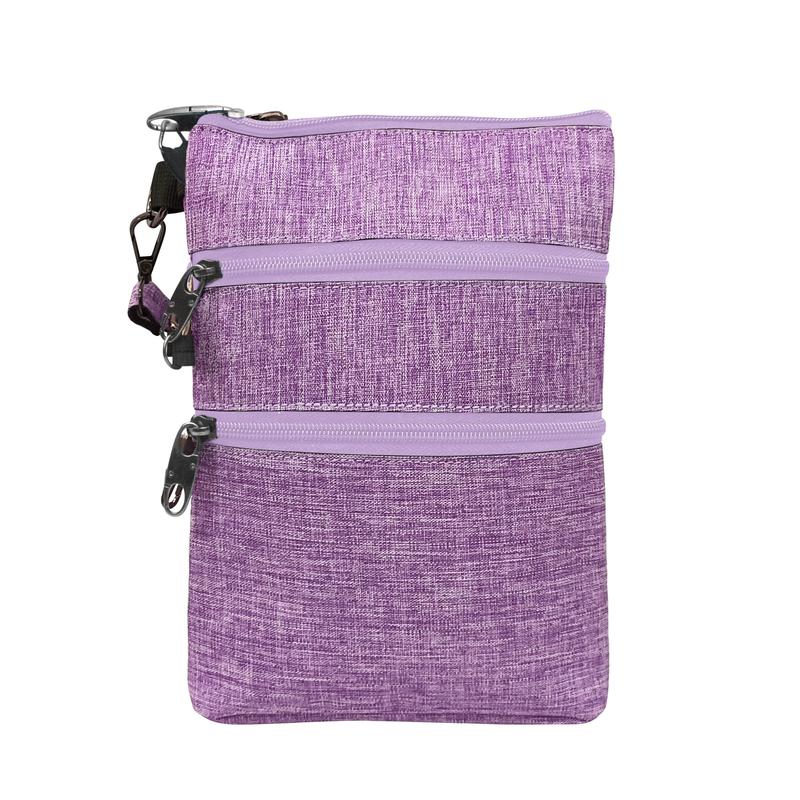 Nupouch Anti-theft 3 Zipper Crossbody