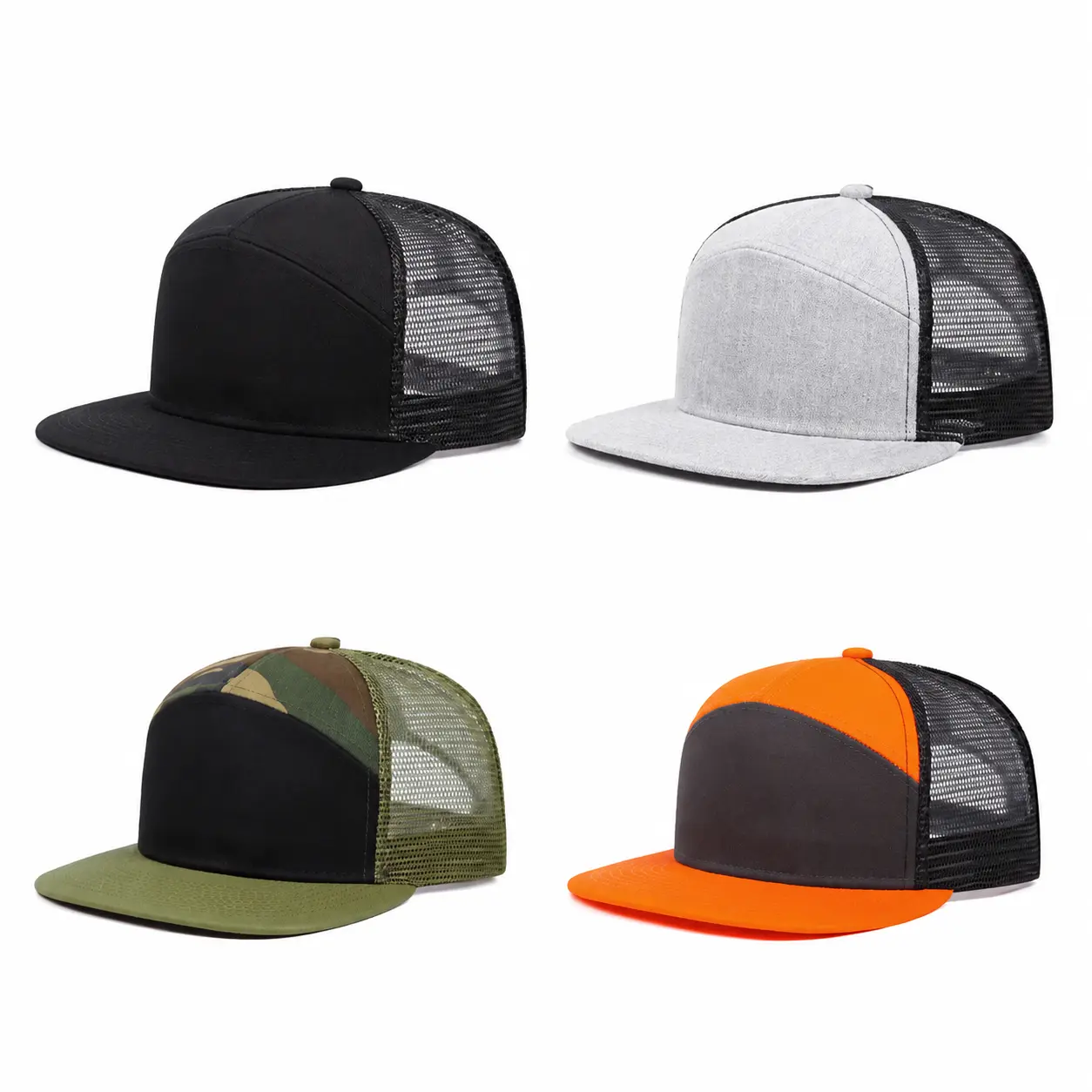 Unisex Classic 7-Panel Light Board Hardtop Baseball Cap, Durable Breathable Soft Adjustable Size Hat for Daily Wear, Casual Outing Travel