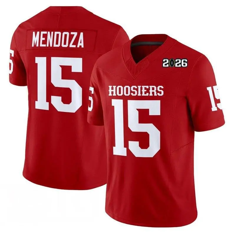 [Football Jersey] Indiana Championship-Inspired Football Jersey Mendoza 15 – 2026 Season Game Day College Fan Victory Shirt