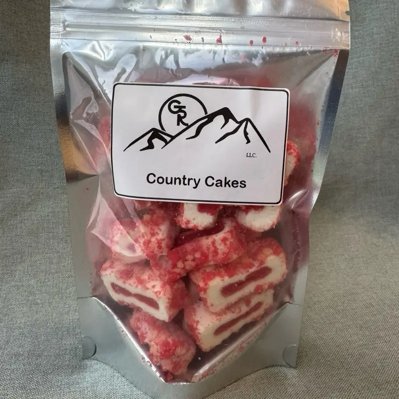 Country Cakes Freeze Dried Strawberry Ice Cream Bars - Delicious Snack