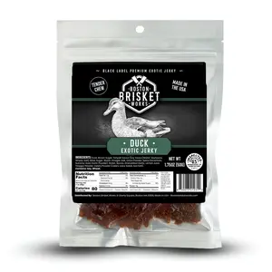 DUCK JERKY - 100% Duck Breast – Gourmet Exotic Snack – Unique Valentines Day Gifts for Men, Boyfriend, Husband – Cool Guy Gift Idea