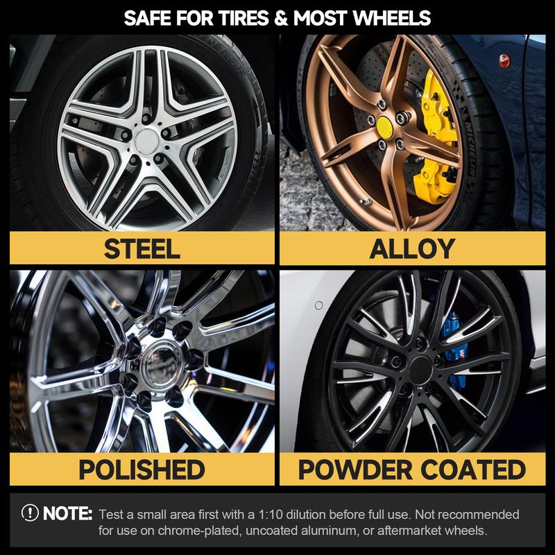 ToreTark Car Wheel and Tire Cleaner, Heavy Duty Wheel, Rust, and Water Spot Cleaner，16OZ