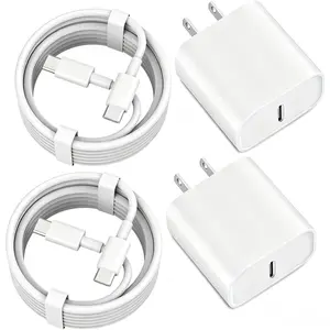 For iPhone 17 Charger,2-Pack 20W USB C Wall Charger Plug with 6FT Type C High-Speed Fast Charging Cable for  iPhone 17/16 Pro Max/Pro/Plus,iPhone 15 Pro Max/Pro/Plus/iPad Pro/Mini/AirPods 2024