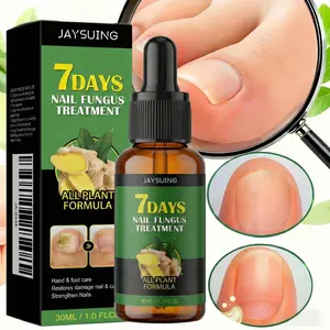 JAYSUING 7 Days Fast Acting Nail Fungus Treatment & Nail Growth Oil | Powerful Nail Repair Essence for Damaged Discolored Nails | Cuticle Care Serum Professional Nail Fungus Repair Kit & Strengthener Fitness Healthcare Wellness Healthy