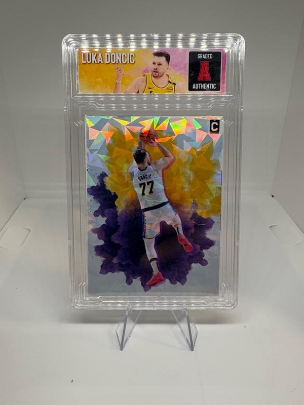 Luka Doncic Custom Slab Color Splash Card Luka Doncic Custom Slab Color Splash Card