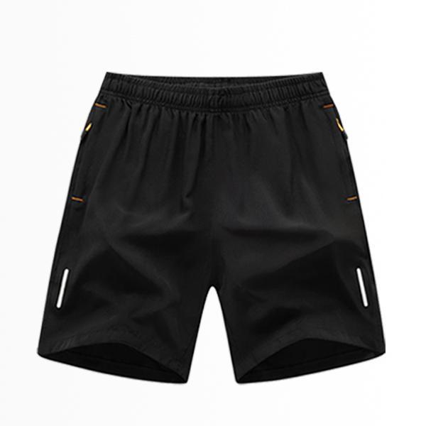 Men's Athletic Shorts Set of 5 in White, Green, Navy, Gray, and Black with Zipper Pockets for Comfort and Style