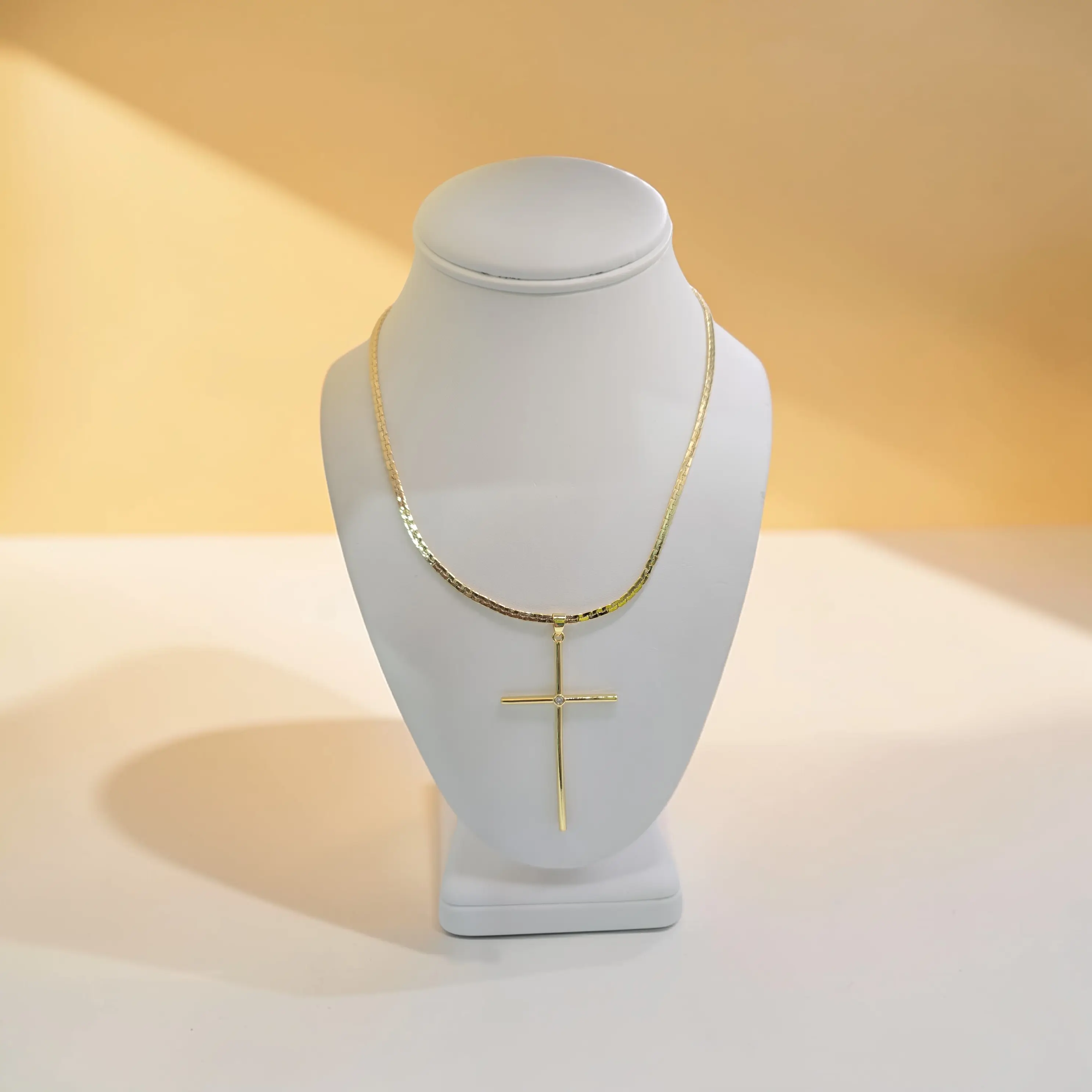 Choker With Cross Pendant