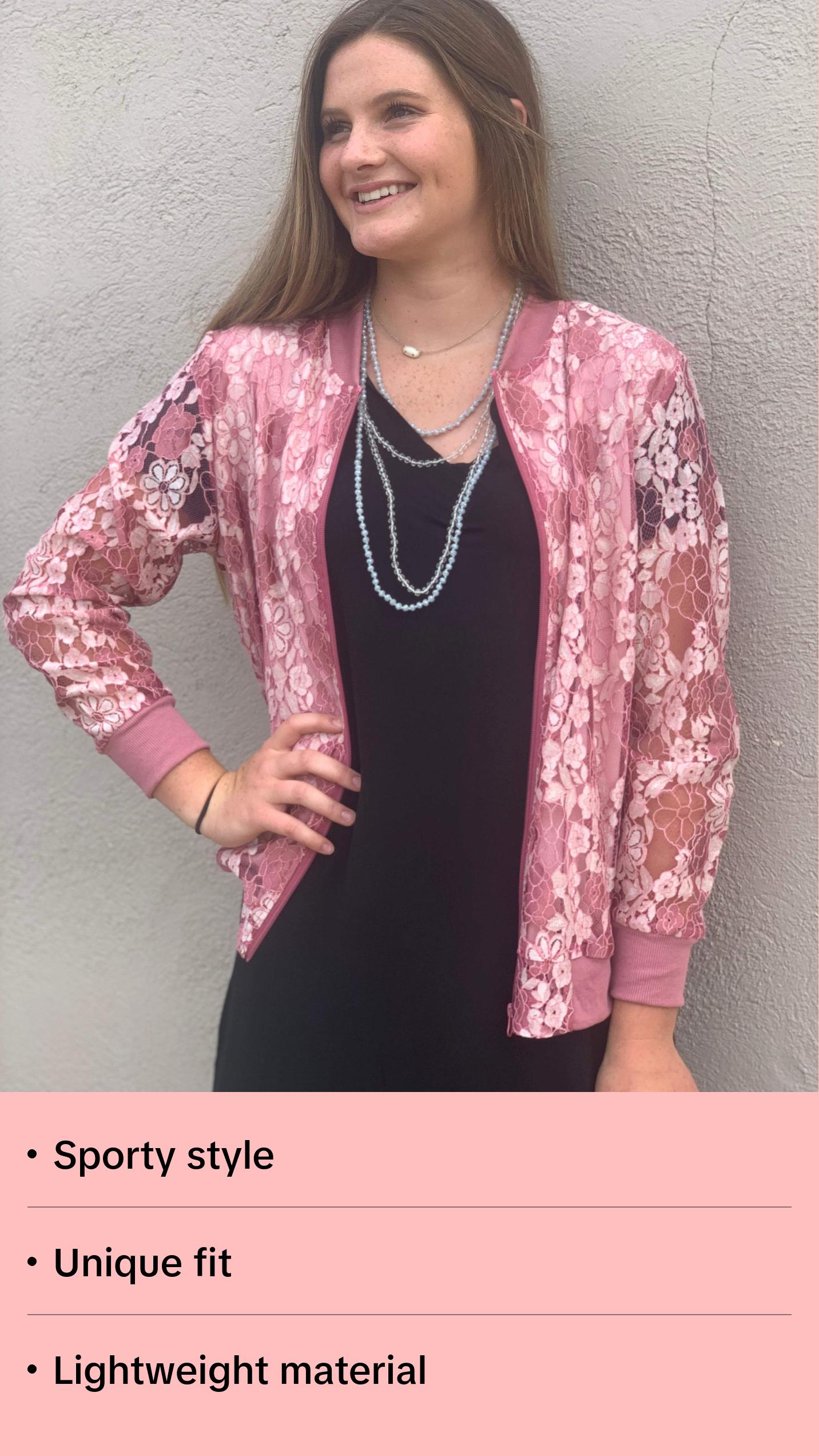 Crazy Train Mauve Barcelona Bomber Jacket