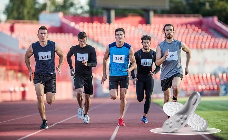 Cloud Insoles, Memory Foam Inserts, Shock Absorption Pads, 4D Technology – Anti-Fatigue Support, One Size Adjustable, Pain Relief for Men & Women