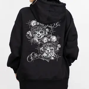 Love and Sorrox Chicano Clothes Chicana Style Valentine Day Gift Unisex Hoodie Medium Heavy Sweatshirt T Shirt for Men & Women Full Size S-5XL