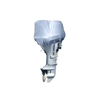 Savvycraft Heavy Duty Boat Engine Outboard Motor Hood Cover Waterproof Polyester Fits 0-225 HP Marine Grade Protection