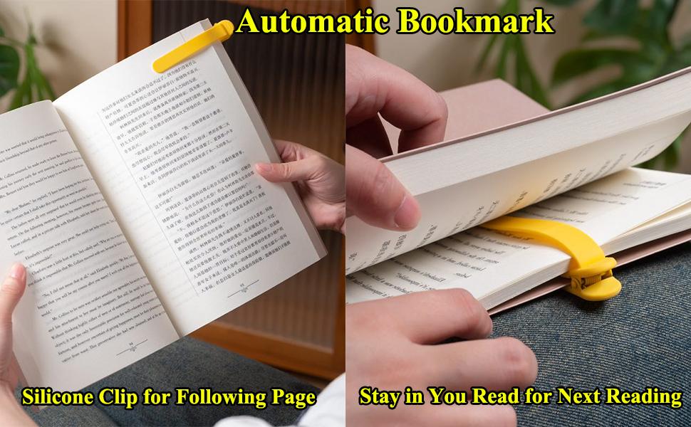 Silicone Automatic Bookmarks, Book Lovers Gifts for Reading Women, Men, Kids, Readers, Teachers,Unique Cute Book Page Holder Accessories, Stay in Place and Follow as You Read Book Page Holder Markers Clip Book Marks Reading Accessories Gifts Silicone Automatic Bookmarks, Book Lovers Gifts for Reading Women, Men, Kids, Readers, Teachers,Unique Cute Book Page Holder Accessories, Stay in Place and Follow as You Read Book Page Holder Markers Clip Book Marks Reading Accessories Gifts