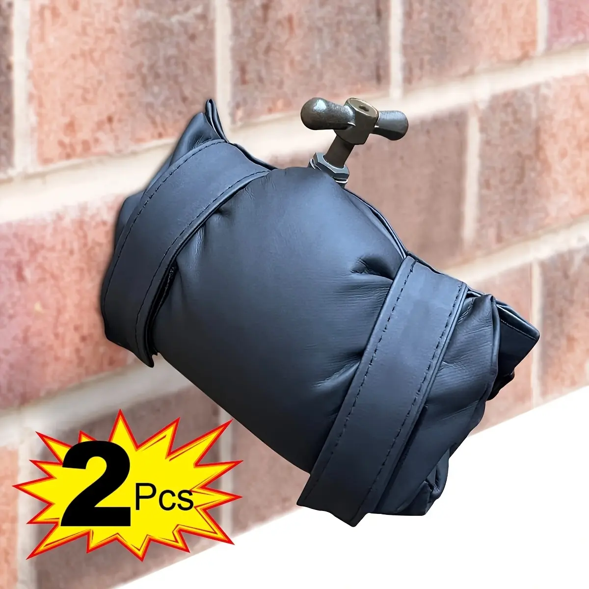 2pcs Outdoor Faucet Protector Covers, Prevents Freezing, Easy Removal Winter Warmth, Suitable for Other Places Use