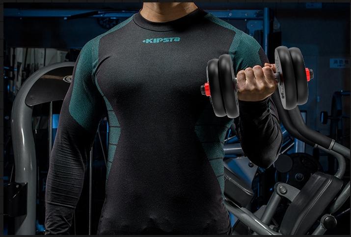 44lbs Adjustable 2-in-1 Dumbbell Convertible Barbell & Dumbbell Quick-Change Weight System Ideal for Fitness Home Gym