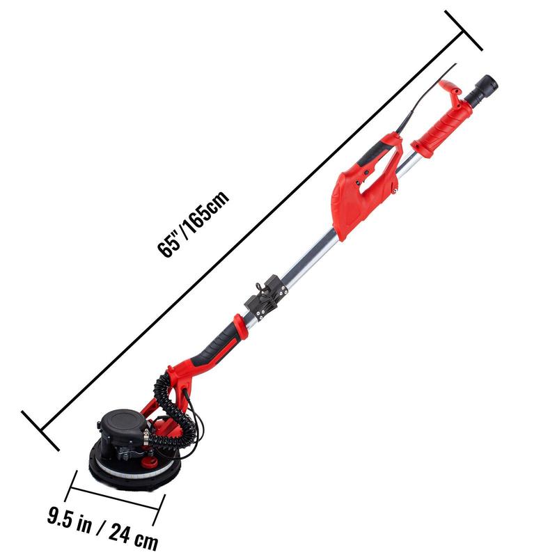 VEVOR Drywall Sander 850W Electric, Various specifications, Electric Sander Variable Speed, Telescope Handle, Vacuum Bag Drywall Sanders 6 Sand Pads VEVOR Drywall Sander 850W Electric, Various specifications, Electric Sander Variable Speed, Telescope Handle, Vacuum Bag Drywall Sanders 6 Sand Pads
