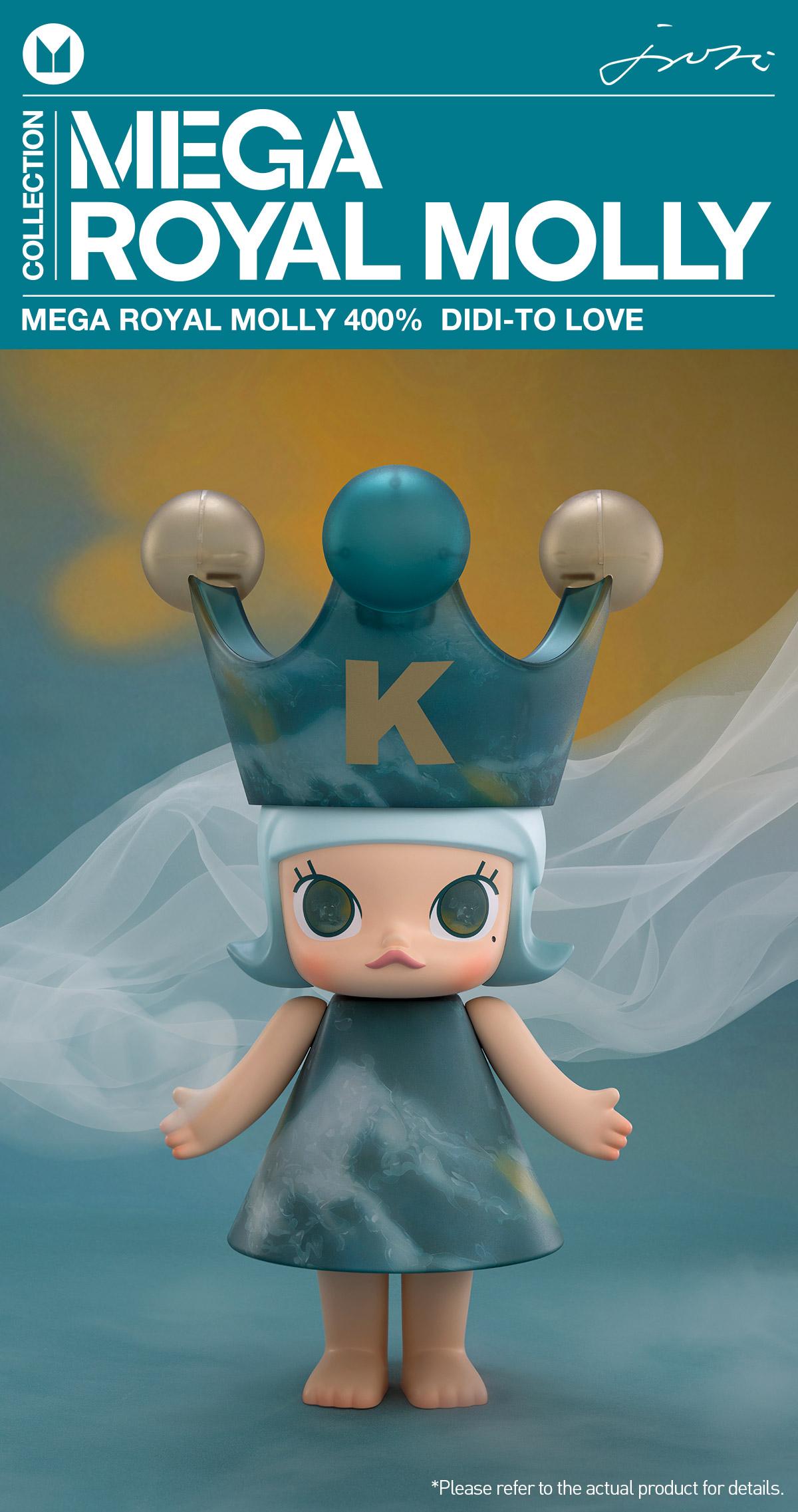 POP MART MEGA ROYAL MOLLY 400% DIDI-TO LOVE