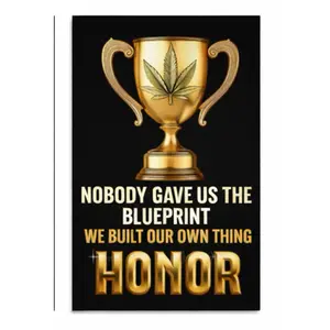 HONOR Black Matte Blueprint Vinyl Sticker Decal Waterproof Weatherproof for Laptop Car Game Premium Quality