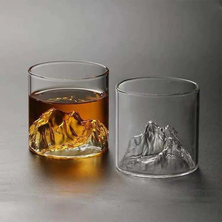 Mountain Fuji  Cocktail Glass (set of 2) Mountain Fuji Whiskey Glass