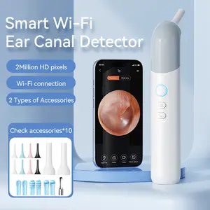Upgraded Ear Wax Removal Camera, Smart Ear And Nose Camera Detector, Comes with Ear Pick Set, Suitable for Adult And Pet Care, for Checking Ears, Nose, Ideal Gift